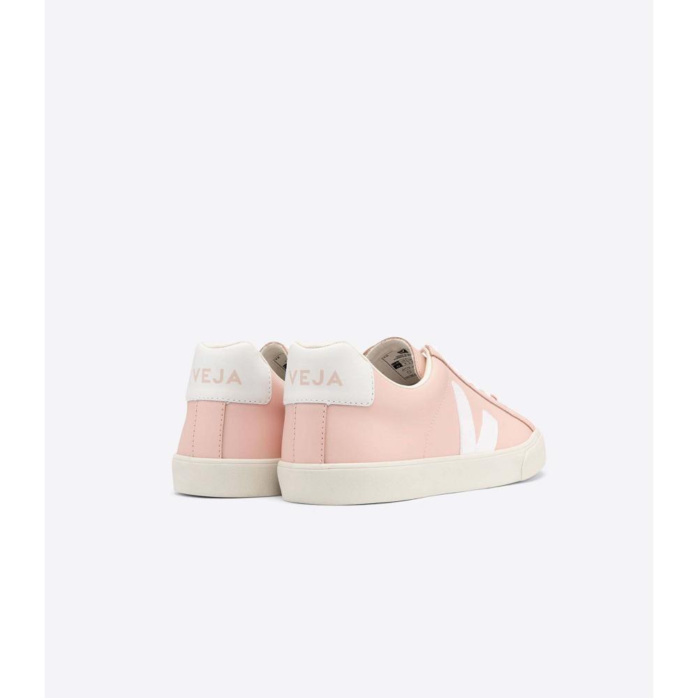 Veja ESPLAR LEATHER Women's Sneakers Pink | CA 615CTV